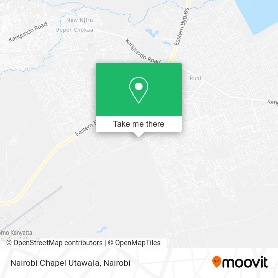 Nairobi Chapel Utawala map