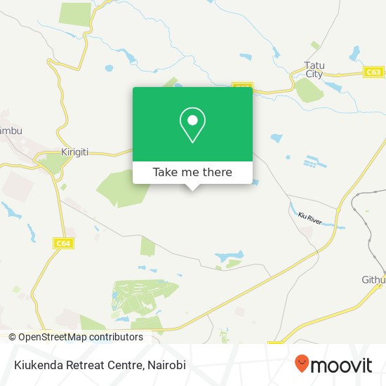Kiukenda Retreat Centre map