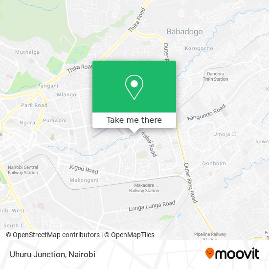 Uhuru Junction map