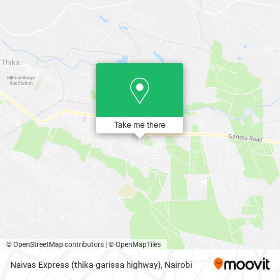 Naivas Express (thika-garissa highway) map
