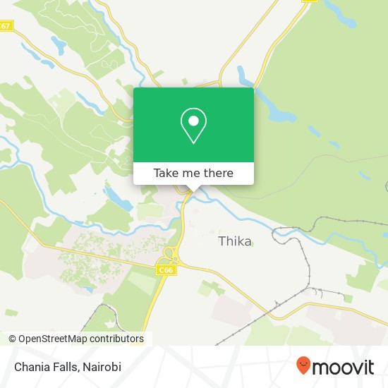 Chania Falls map