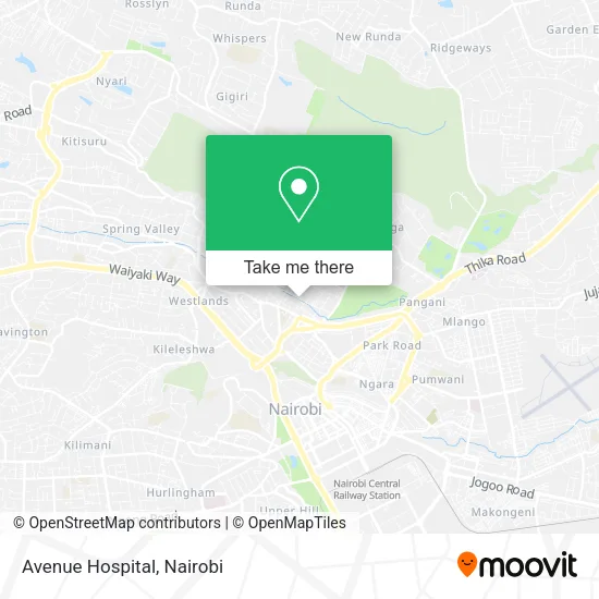 Avenue Hospital map