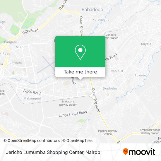 Jericho Lumumba Shopping Center map