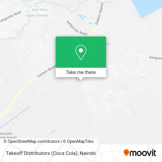 Takeoff Distributors (Coca Cola) map
