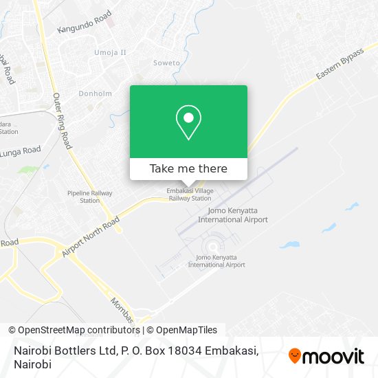 Nairobi Bottlers Ltd, P. O. Box 18034 Embakasi map