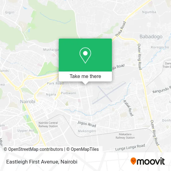 Eastleigh First Avenue map