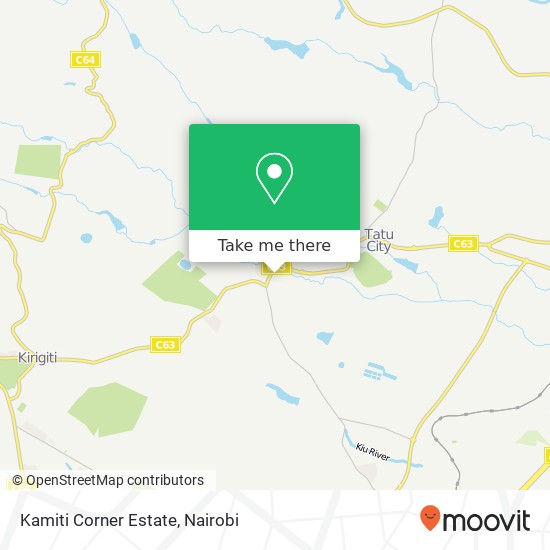 Kamiti Corner Estate map