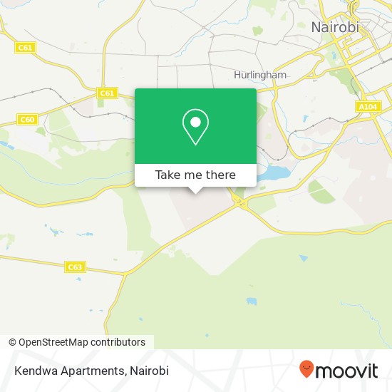 Kendwa Apartments map