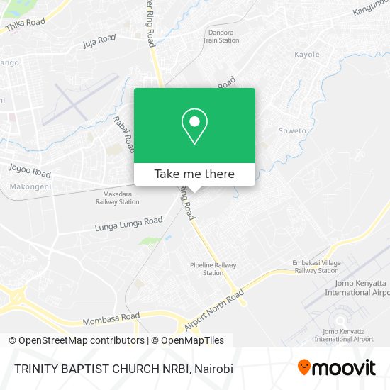 TRINITY BAPTIST CHURCH NRBI map