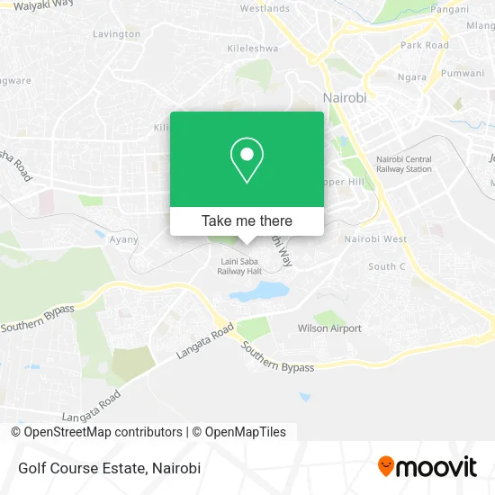 Golf Course Estate map