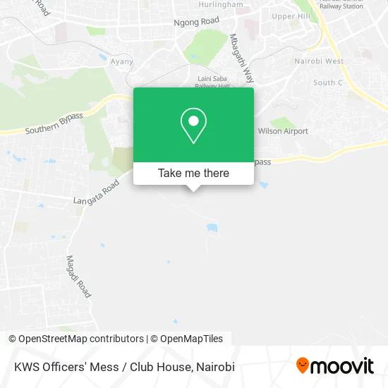KWS Officers' Mess / Club House map