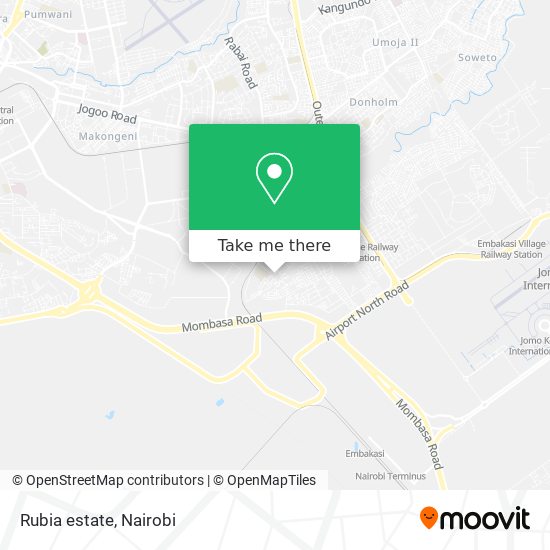 Rubia estate map