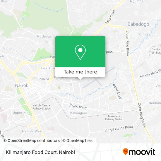 Kilimanjaro Food Court map