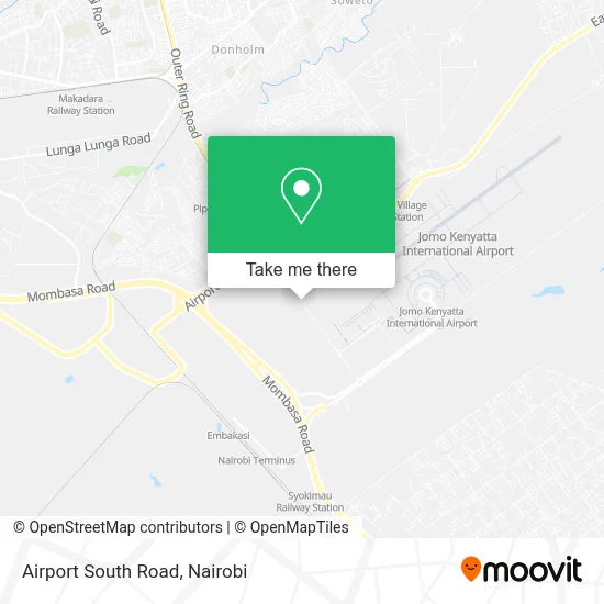 Airport South Road map