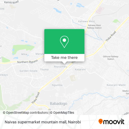Naivas supermarket mountain mall map