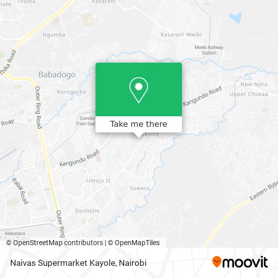 Naivas Supermarket Kayole map