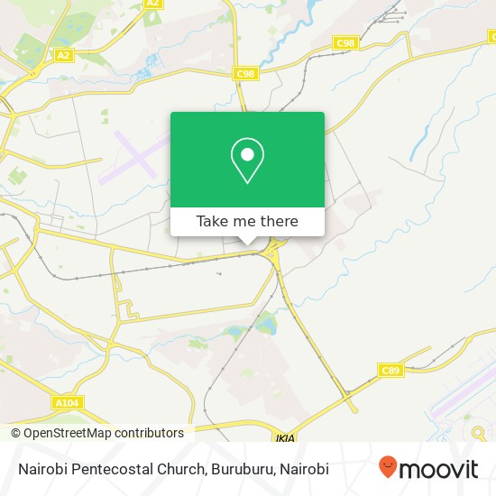 Nairobi Pentecostal Church, Buruburu map