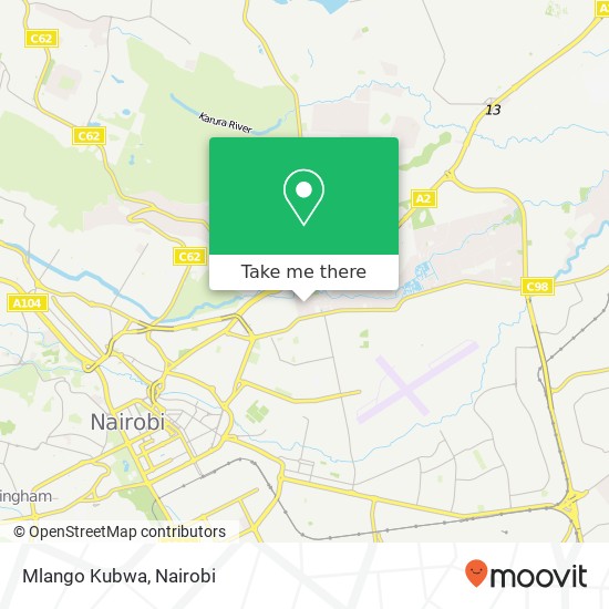 Mlango Kubwa map