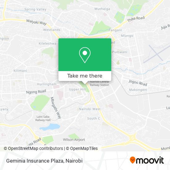Geminia Insurance Plaza map