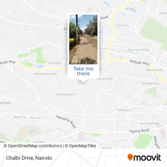 Chalbi Drive map