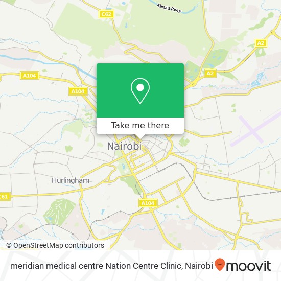 meridian medical centre Nation Centre Clinic map