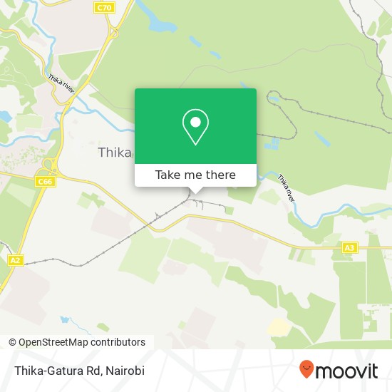 Thika-Gatura Rd map