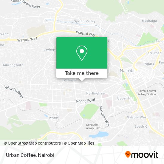 Urban Coffee map