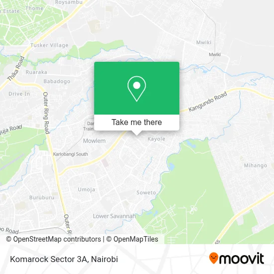 Komarock Sector 3A map