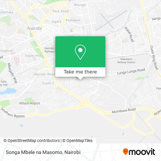 Songa Mbele na Masomo map