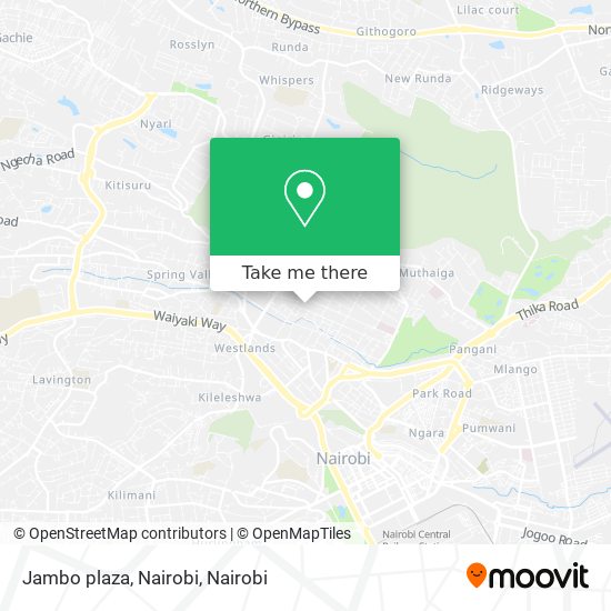 Jambo plaza, Nairobi map