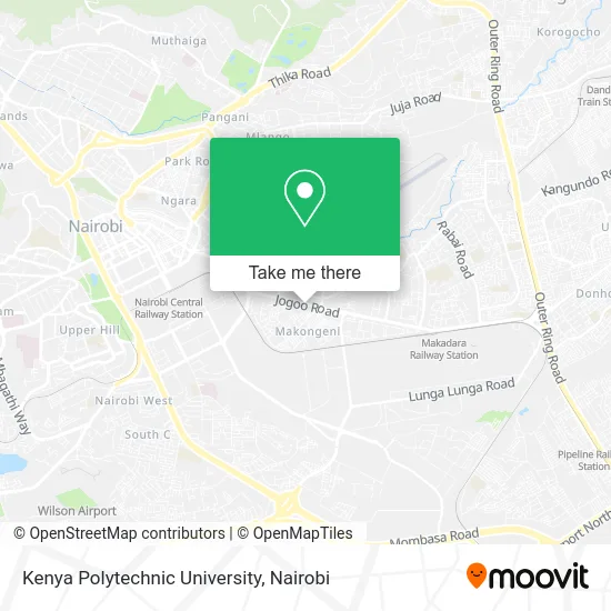 Kenya Polytechnic University map