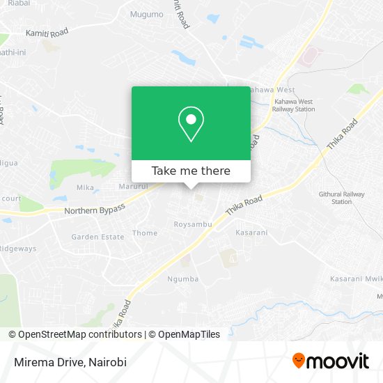 Mirema Drive map