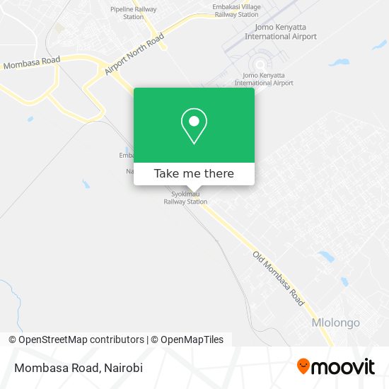 Mombasa Road map