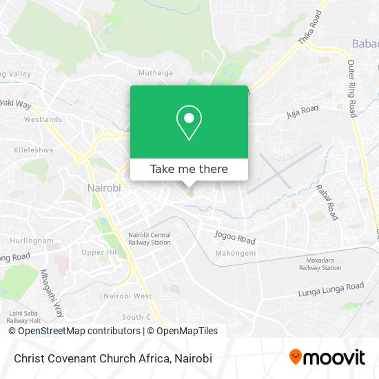 Christ Covenant Church Africa map