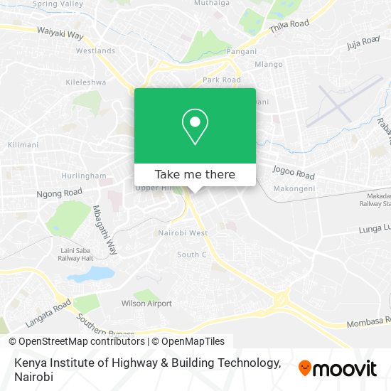 Kenya Institute of Highway & Building Technology map