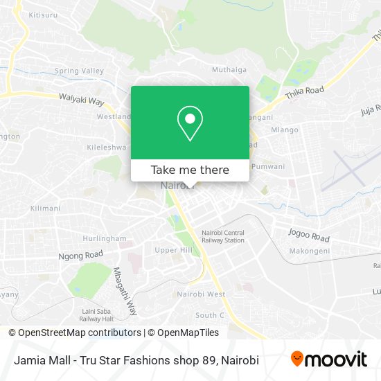 Jamia Mall - Tru Star Fashions shop 89 map