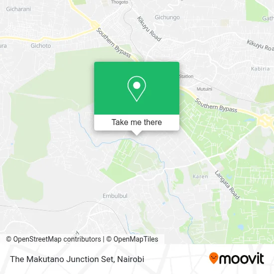The Makutano Junction Set map