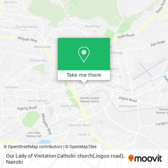 Our Lady of Visitation Catholic church(Jogoo road) map