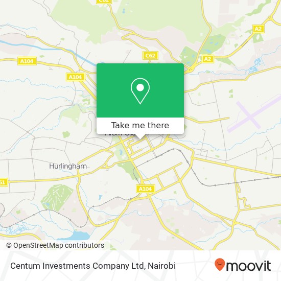 Centum Investments Company Ltd map