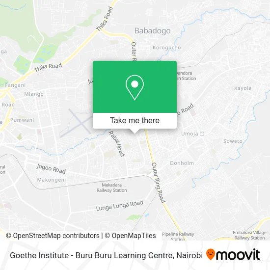 Goethe Institute - Buru  Buru Learning Centre map
