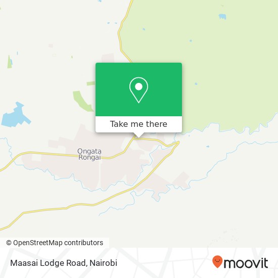 Maasai Lodge Road map