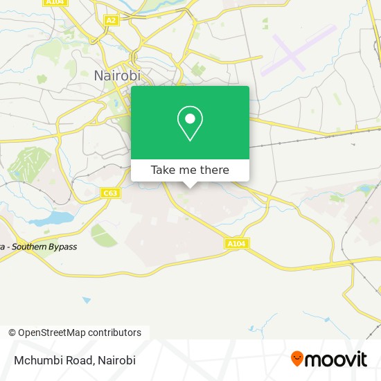 Mchumbi Road map