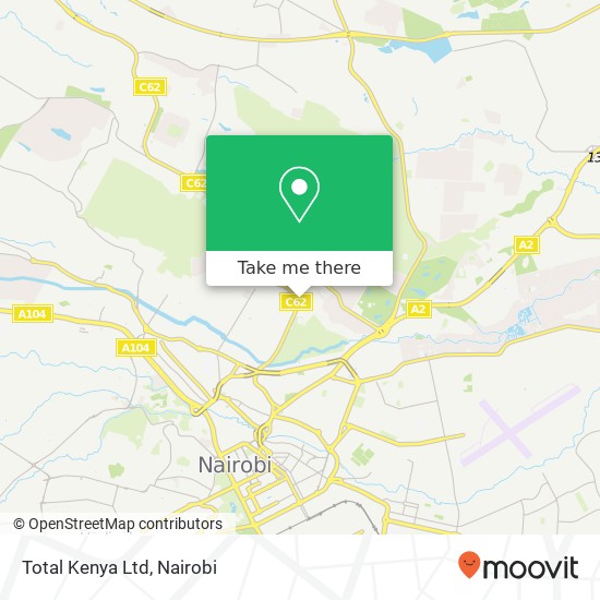 Total Kenya Ltd map
