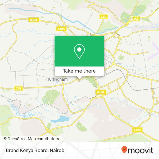 Brand Kenya Board map