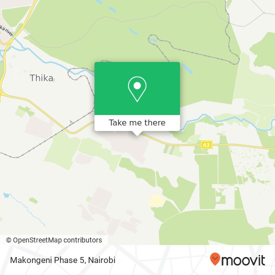 Makongeni Phase 5 map