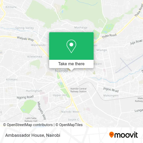 Ambassador House map