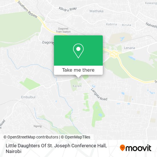 Little Daughters Of St. Joseph Conference Hall map