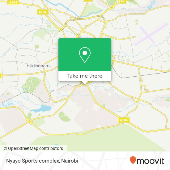 Nyayo Sports complex map