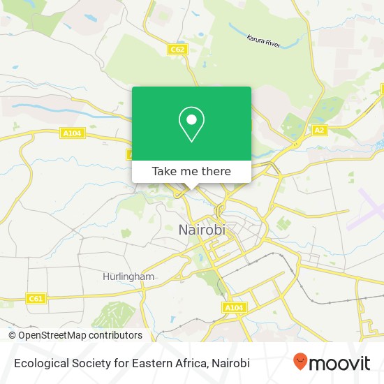 Ecological Society for Eastern Africa map