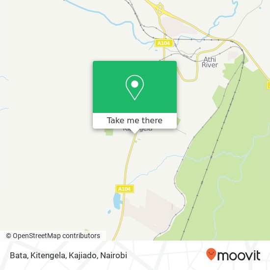 Bata, Kitengela, Kajiado map